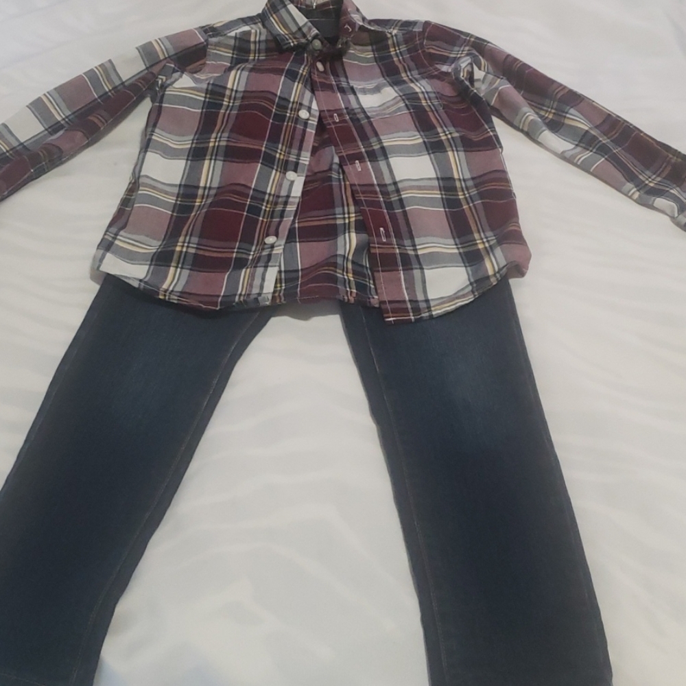 📢Bundle deal📢Children's boys jeans & Shirt set